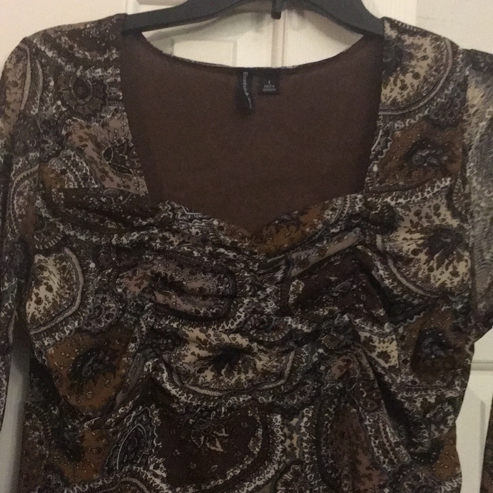 Essentials By Milano Stretchy Meshy Top S - image 4